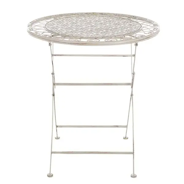 Стол садовый, UN FE PER DUE металлический серый