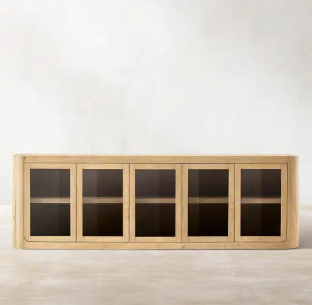 Тумба стеклянная длинная Осло фото