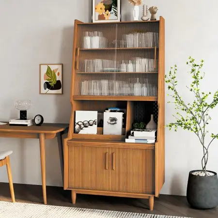 Сервант стеклянный с дверцами Твигги