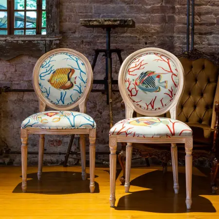 Стул «Фантастика подводного мира» версия 2 (руж)