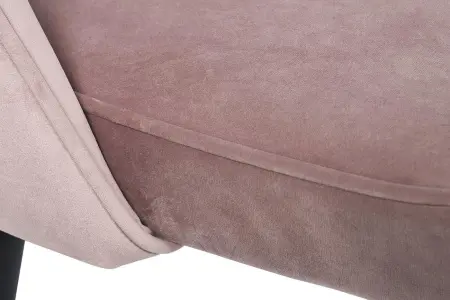 Стул велюр пепельно-розовый 51х56х84см