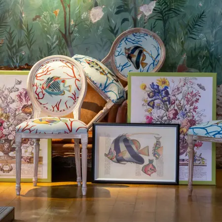 Стул «Фантастика подводного мира» версия 2 (руж)