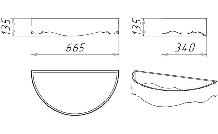 Карниз для балдахина Марсель