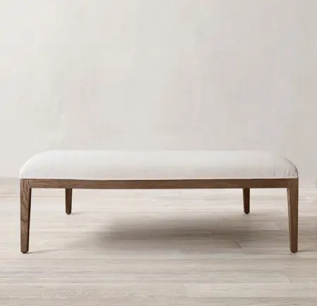 Пуфик кофейный тканевый Сен-Морис