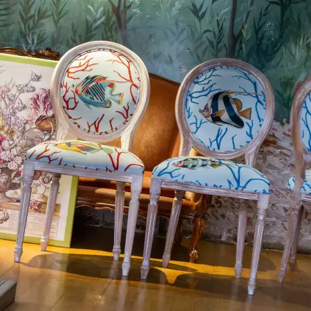 Стул «Фантастика подводного мира» версия 2 (руж)