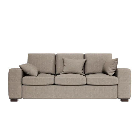 Диван Andrew Sofa большой прямой бежевый