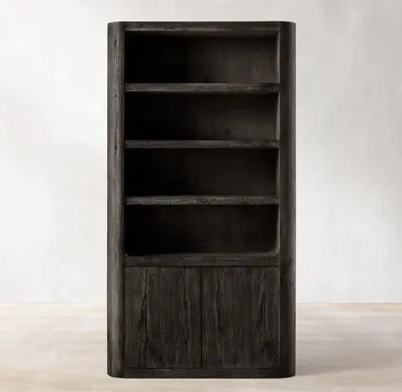 черный минималистичный шкаф Осло