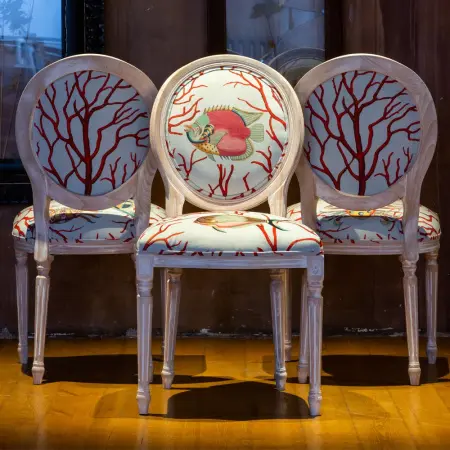 Стул «Фантастика подводного мира» версия 3 (руж)