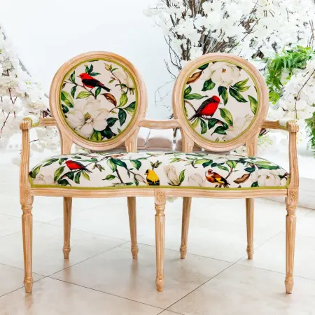 Диванетка «Цветущая аристократка» (лайт голд)