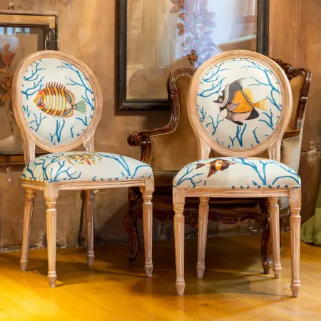 Стул «Фантастика подводного мира» версия 11 (блю)