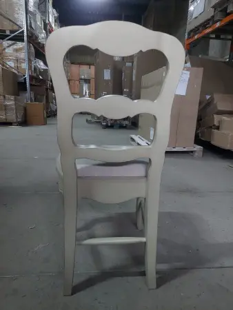 Стул с мягким сидением "Поместье", Поместье/Шато, ткань Кат. А СВЕТЛЫЙ ЛЁН 08