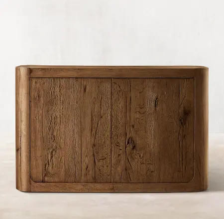 современная коричневая тумба из дерева Осло