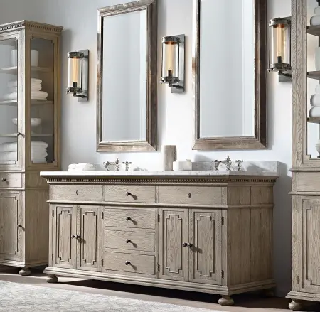 Шкаф-витрина узкая высокая Сент-Джеймс