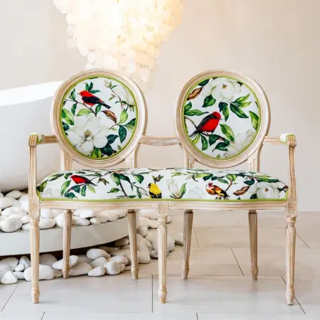 Диванетка «Цветущая аристократка» (лайт голд)