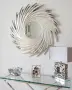 Зеркало в раме Свирл 20C. Silver/09