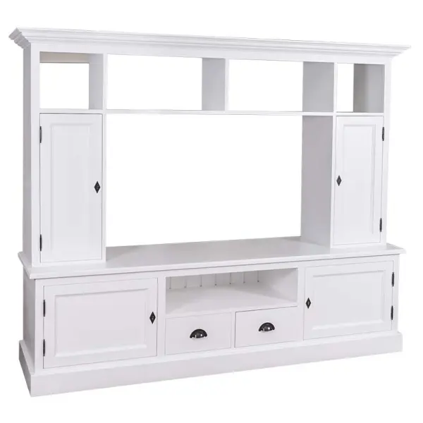 Стенка под ТВ с открытыми полками Брюгге