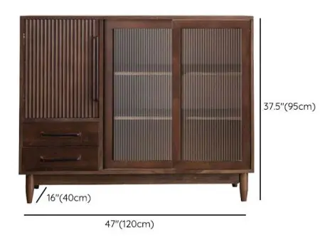 Тумба стеклянная с ящиками Твигги