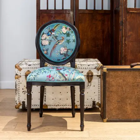 Стул «Императорский сад» blue, версия 4