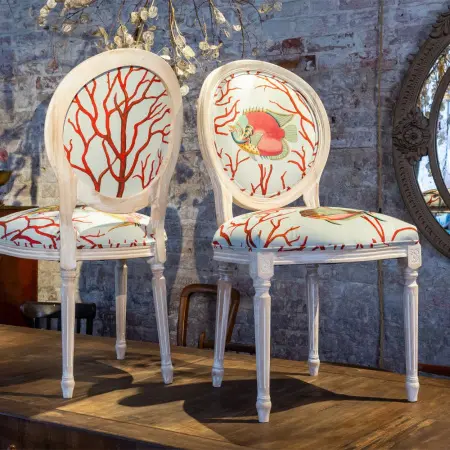 Стул «Фантастика подводного мира» версия 3 (руж)