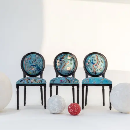 Стул «Императорский сад» blue, версия 5