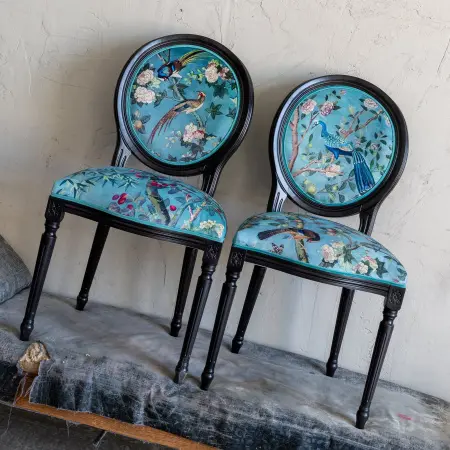 Стул «Императорский сад» blue, версия 6