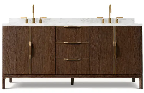 Тумба под раковину двойная,с ящиками (без столешницы) Палаццо