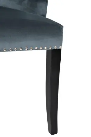 Стул 236 велюр бирюзовый Riv87 63х56х98см