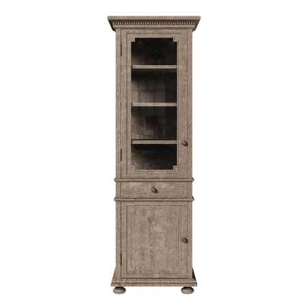 Шкаф-витрина узкая высокая Сент-Джеймс