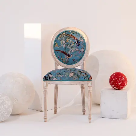 Стул «Императорский сад» blue, версия 2