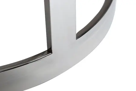 Столы журнальные (набор из 2шт) стекло мрам/хром d60х60/d46х50