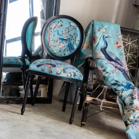 Стул «Императорский сад» blue, версия 6