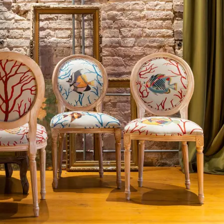 Стул «Фантастика подводного мира» версия 2 (руж)