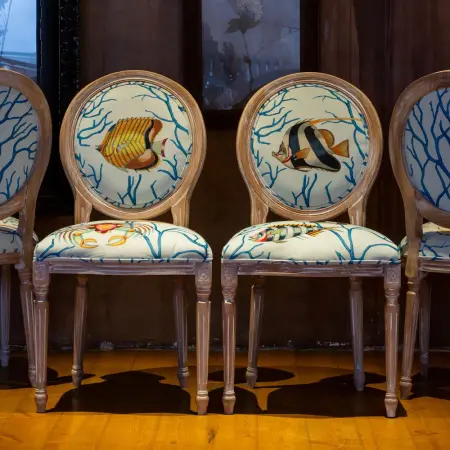 Стул «Фантастика подводного мира» версия 8 (блю)