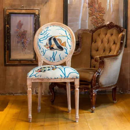 Стул «Фантастика подводного мира» версия 10 (блю)