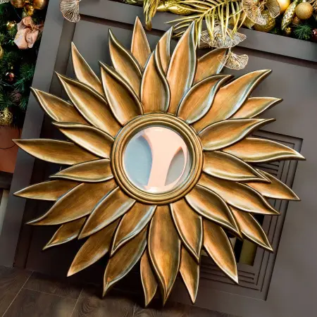 Зеркало «Кассис» (голд)