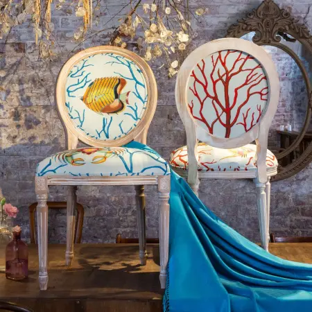 Стул «Фантастика подводного мира» версия 8 (блю)