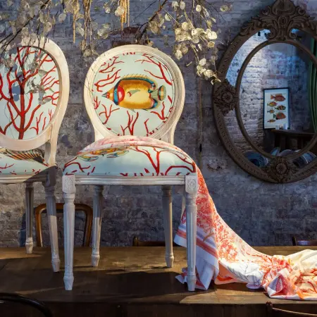 Стул «Фантастика подводного мира» версия 4 (руж)