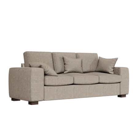 Диван Andrew Sofa большой прямой бежевый