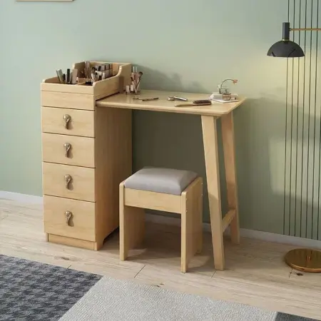 Туалетный столик для макияжа с зеркалом и 4мя ящиками Твигги