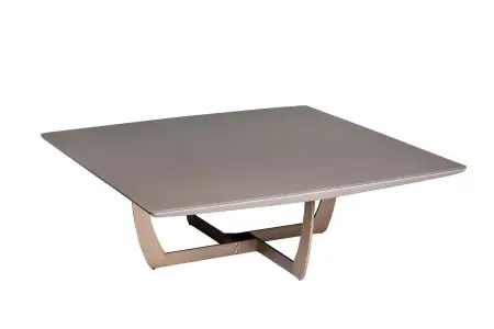 Журнальный столик стеклянный с металлическими ножками Space