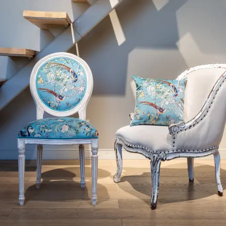 Стул «Императорский сад» blue, версия 2