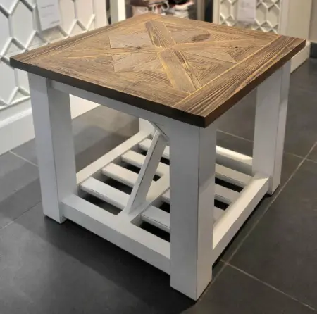 Приставной столик Дерево с историей квадратный 60х60 см.