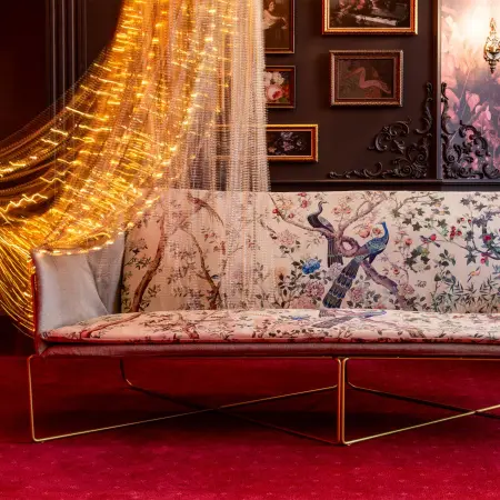 Диван трехместный «Императорский сад» Эйфель беж