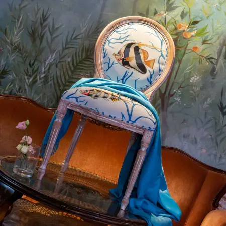 Стул «Фантастика подводного мира» версия 10 (блю)