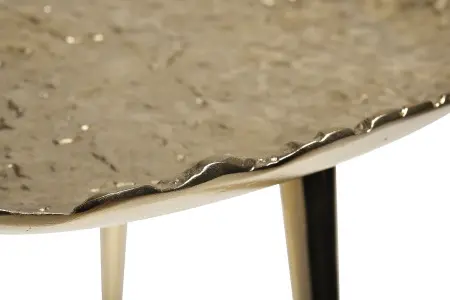 Стол журнальный металл. цвет золото 43х43х39см