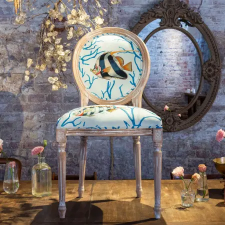 Стул «Фантастика подводного мира» версия 10 (блю)