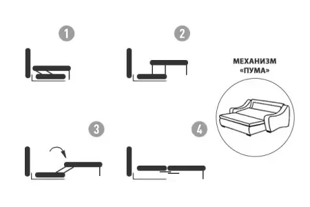 Диван Sorrento 230M трехм. раскл.,велюр сер.Н-Йорк112 230х101х86