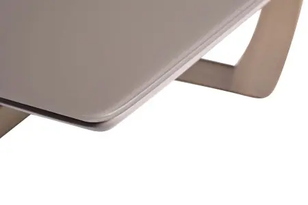 Журнальный столик стеклянный с металлическими ножками Space