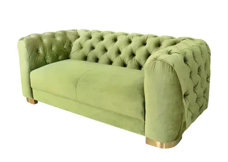 Диван двухместный оливковый 188х93х75см