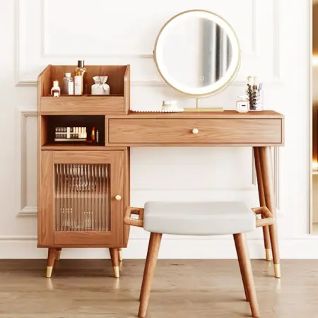 Туалетный столик с ящиком и тумбой Твигги